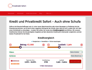 privatkredit-sofort.com screenshot