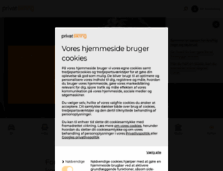 privatsikring.dk screenshot