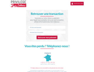 privilege-cadeaux.com screenshot