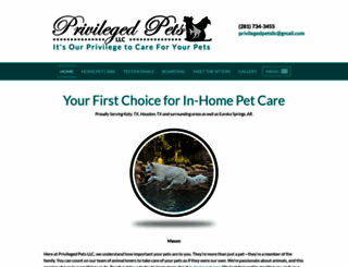 privilegedpets.com screenshot