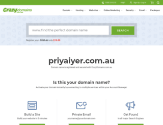 priyaiyer.com.au screenshot