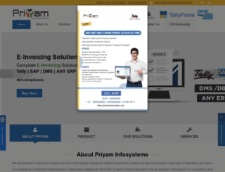 priyaminfosystems.com screenshot