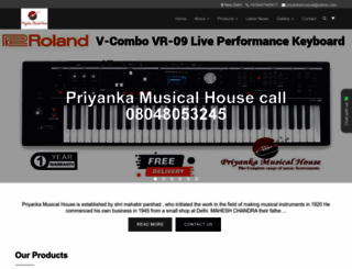 priyankamusicalhouse.com screenshot