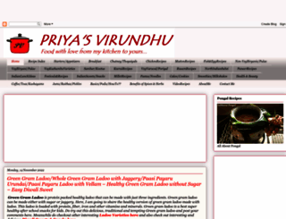 priyas-virundhu.blogspot.com screenshot
