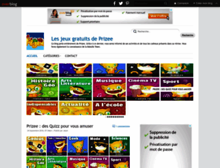 prizee-jeux-gratuits.over-blog.com screenshot