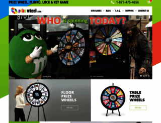 prizewheel.com screenshot