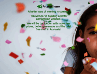 prizewinner.com.au screenshot