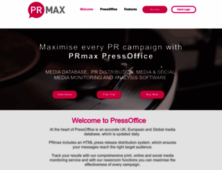 prmax.co.uk screenshot