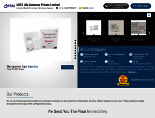 prmlifesciences.net screenshot