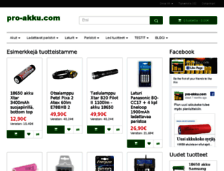 pro-akku.com screenshot