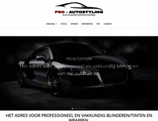 pro-autostyling.nl screenshot