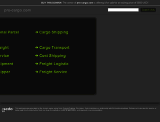 pro-cargo.com screenshot