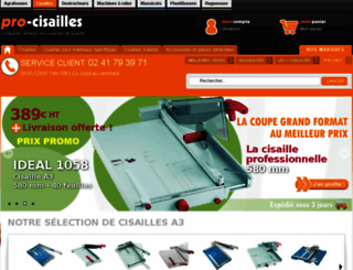 pro-cisailles.com screenshot