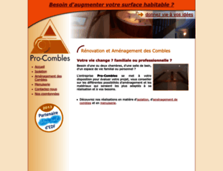 pro-combles.fr screenshot