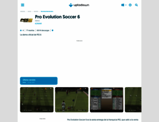 pro-evolution-soccer-6.uptodown.com screenshot