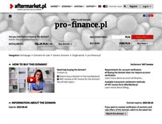 pro-finance.pl screenshot