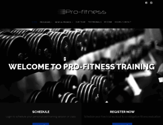 pro-fitnesstraining.com screenshot