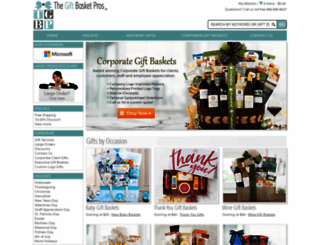 pro-gift-baskets.com screenshot