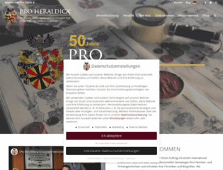 pro-heraldica.de screenshot