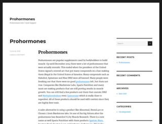 pro-hormones.com screenshot
