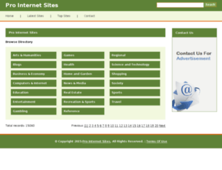 pro-internetsites.com screenshot