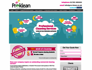pro-klean.co.uk screenshot