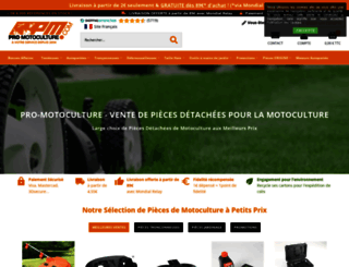 pro-motoculture.com screenshot