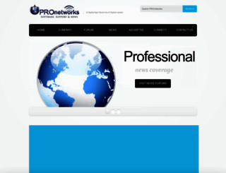 pro-networks.org screenshot