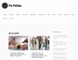 pro-petition.fr screenshot