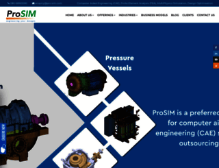 pro-sim.com screenshot