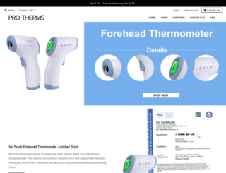 pro-therms.com screenshot