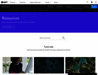pro.arcgis.com screenshot