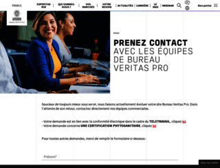 pro.bureauveritas.fr screenshot