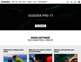 pro.magix.com screenshot