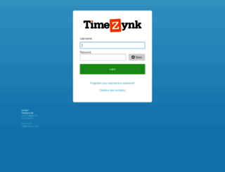 pro.timezynk.com screenshot