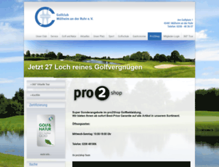 pro2shop.com screenshot
