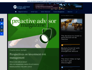 proactiveadvisormagazine.com screenshot