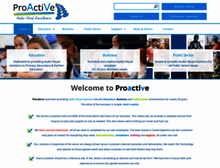 proactiveav.co.uk screenshot