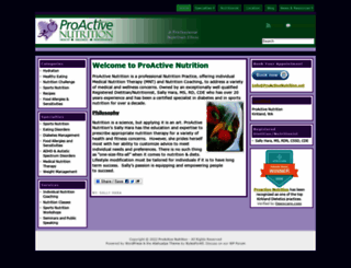 proactivenutrition.net screenshot