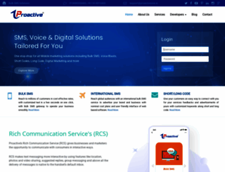 proactivesms.in screenshot