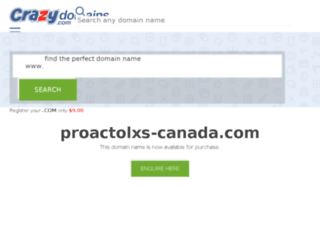 proactolxs-canada.com screenshot