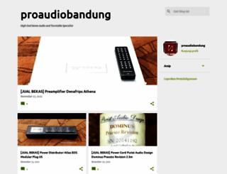 proaudiobandung.blogspot.com screenshot