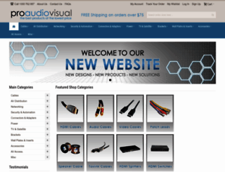 proaudiovisual.com.au screenshot