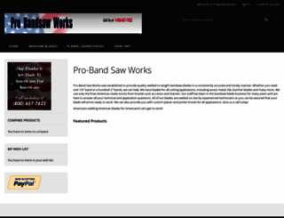 probandsawworks.com screenshot