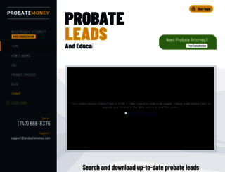 probatemoney.com screenshot