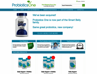 probioticsone.com screenshot