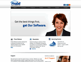 probitsoftware.com screenshot