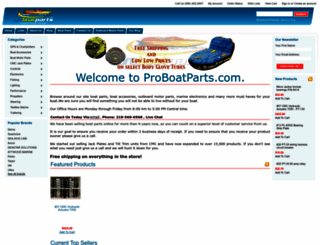proboatparts.com screenshot