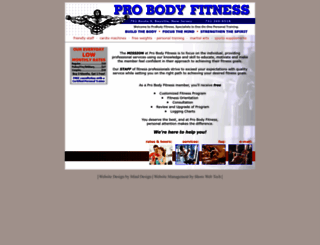 probodyfitness.com screenshot