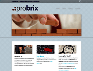 probrix.com.au screenshot